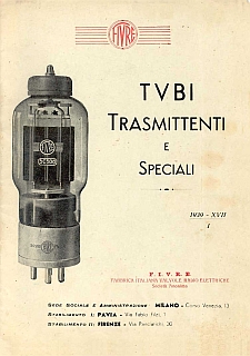 FIVRE Tubi trasmittenti 1939